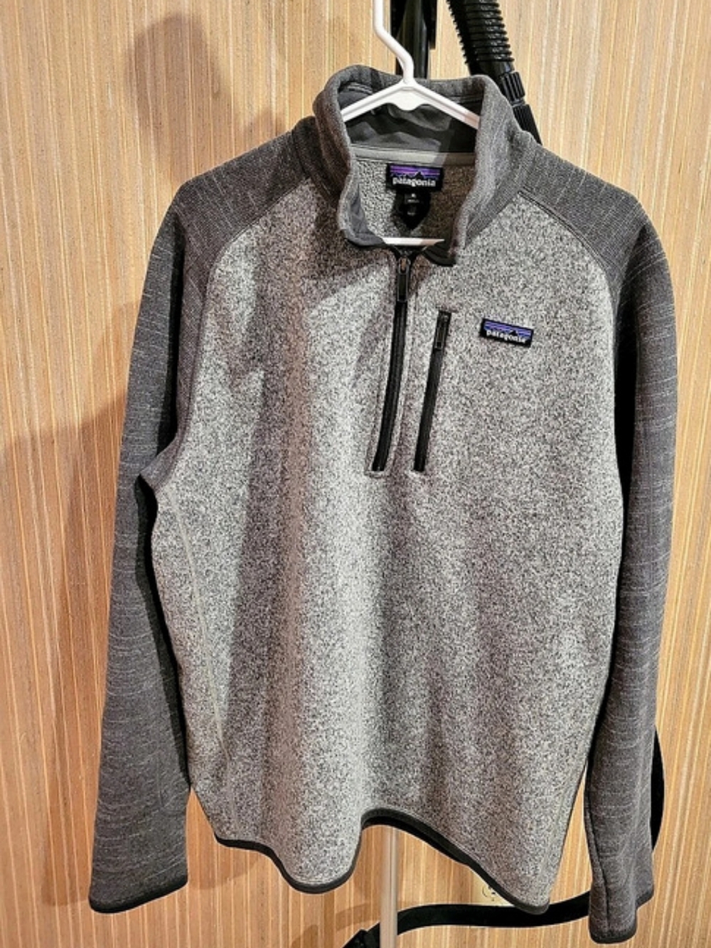 Patagonia Men's Better Sweater® 1/4-Zip Fleece Gray Fleece Pullover XL